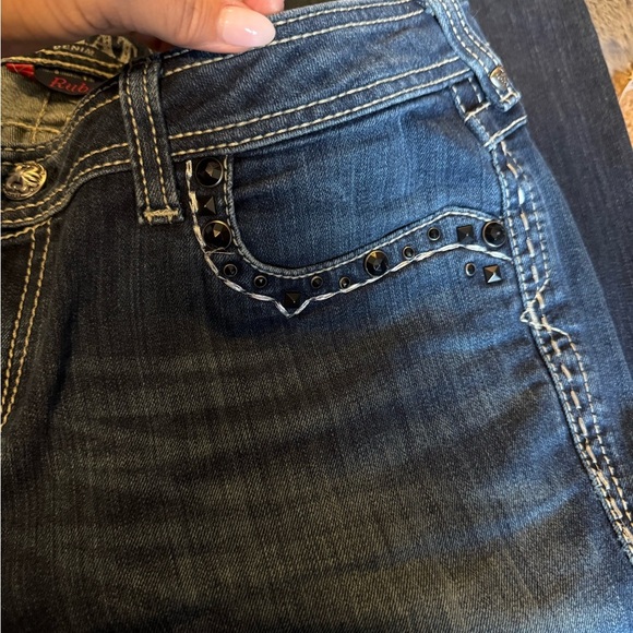 Ariat Blue Embellished Women's Jeans - Picture 8 of 16